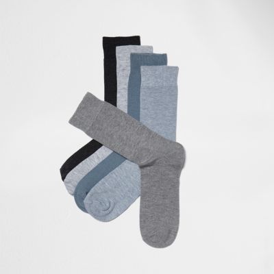 Grey mixed socks multipack